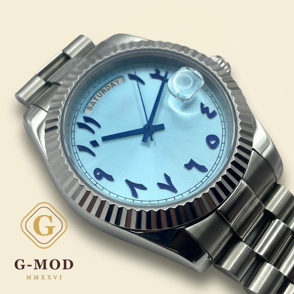 Monarch Arabic Dial Bleu Claire